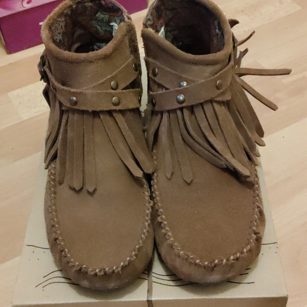 Flat Brown Booties - image 2